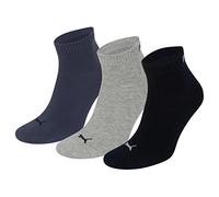 PUMA 3 Paar Sneaker Quarter Socken Gr. 35-49 Unisex für Damen Herren Füßlinge