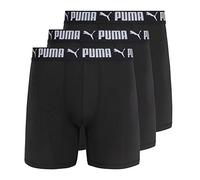 Puma Lot de 3 boxers Coupe athlétique ajustée Noir Taille S Homme