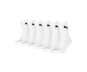 Puma 3 Pairs Unisex Short Crew Sports Socks White 9-11 (43-46)