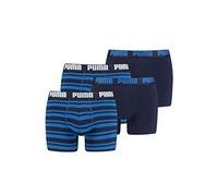 PUMA 4 ER Pack Boxer Boxershorts Men Pant Underwear, Farben:056 - Blue, Größe Bekleidung:L