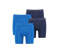 Puma Boxers longs sport en microfibre – Lot de 2 – Homme Bleu L