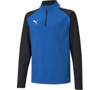 PUMA Mixte enfant Teamliga 14 Zip Top Jr Sweater, Bleu (Electric Blue Lemonade-puma Black), 152 EU