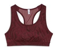 PUMA 4keeps Bra - Padded - Ribbon Stripe Print Soutien-Gorge Femme (Lot de 1)