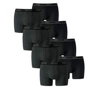 Puma 521015001 Lot de 8 boxers pour homme Taille XL Gris foncé chiné Noir