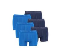 PUMA 6 ER Pack Microfiber Boxer Boxershorts Men Pant Underwear, Farben:Blue Combo, Größe Bekleidung:M