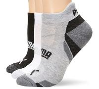 PUMA 6 Pack 1/2 Terry Low Cut Socks Chaussettes de Course, Blanc/Multicolore, 9-11 Femme