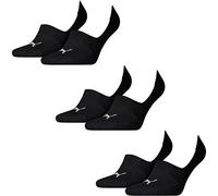 PUMA 6 pair Footie Invisible Socks Gr. 35-46 Unisex, Farben:200 - black, Socken & Strümpfe:35-38