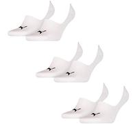 PUMA 6 pair Footie Invisible Socks Gr. 35-46 Unisex, Farben:300 - white, Socken & Strümpfe:35-38
