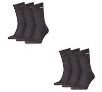 PUMA 6 pair Sport Socks Tennis Socks Gr. 35-49 Unisex, Farben:201 - anthracite, Socken & Strümpfe:39-42