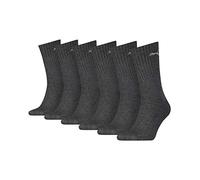PUMA 6 pair Sport Socks Tennis Socks Gr. 35-49 Unisex, Farben:201 - anthracite, Socken & Strümpfe:43-46