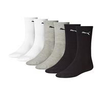 PUMA 6 pair Sport Socks Tennis Socks Gr. 35-49 Unisex, Farben:325 - white/grey/black, Socken & Strümpfe:39-42