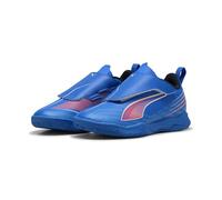 PUMA 6 Play V IT JR Soccer Shoe, Ultra Blue White-Glowing Red, 21 EU