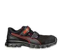 Puma Chaussures de sécurité Aviat Low 640891-42 S1P antistatique (ESD) SRC Noir/Rouge Taille 42