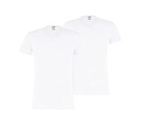PUMA 652002001 - T-Shirt - Uni - Col V - Manches Courtes - Lot de 2 - Homme