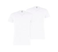 PUMA 652002001 - T-Shirt - Uni - Col V - Manches Courtes - Lot de 2 - Homme