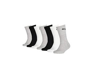 PUMA 7 pair JUNIOR CREW SOCKS Tennissocks Sportsocks Boys and Girls, Farben:882 - grey/white/black, Socken & Strümpfe:27-30
