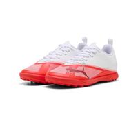 Puma 7 Play TT JR Chaussures de Football, Ultra Rouge, Noir et Blanc, Pointure 38