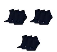 PUMA 9 pair Sneaker Quarter Socks Unisex Mens & Ladies In 3 Colours, Farben:321 - navy, Socken & Strümpfe:39-42