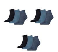 PUMA 9 pair Sneaker Quarter Socks Unisex Mens & Ladies In 3 Colours, Farben:460 denim blue, Socken & Strümpfe:35-38