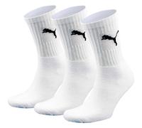 Puma 9 Paire Chaussettes de Tennis Sport Unisexe 7312 3 X 3er Lot - Blanc/Taille