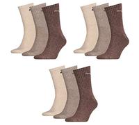 PUMA 9P Chaussettes de sport unisexes pour homme, Chocolat/noyer/safar, 39-42