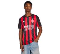 A.C. Milan Maglia Gara Home, Saison 2025/2026, T-Shirt de Football, Produit Officiel, Rossonero, S Mixte