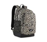 Puma Academy Backpack Black-Leo Sac à Dos, Noir-Leopard AOP, Taille Unique Mixte