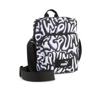 PUMA Academy Portable Black-GRA Sac à Main, Noir-Grafiti AOP, Taille Unique Mixte Enfant