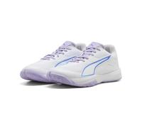 Puma Accelerate Pro 5 W+ Chaussures d'intérieur pour Femme, Blanc-Saphir Royal-Lavande Clair, Pointure 40