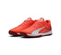 PUMA Mixte Accelerate Turbo Chaussure de Terrain intérieur, Glowing Red White-Dark Crimson Black, 40.5 EU