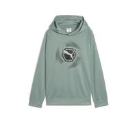 PUMA Active Sports Graphic Poly Hoodie B, Sweats à Capuche Garçon, Green Moon,