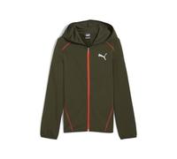 PUMA Active Sports Hoodie Full-Zip TR B, Transpirer Garçons, Dark Olive, 681808