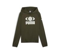 PUMA Active Sports Poly Lightweight Hoodie B, Transpirer Garçons, Dark Olive, 681815