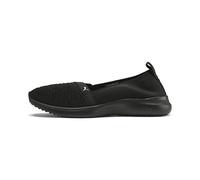 PUMA Adelina, Baskets Femme, Black- Black- White, 37.5 EU