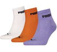 Puma Adults Quarter Socks Combo violet Mens 7-11 Unisex