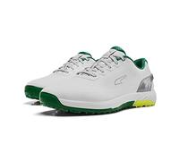 PUMA Alphacat Nitro Chaussures de Golf pour Homme, Puma Archive Blanche Verte Jaune éclatante, 42.5 EU