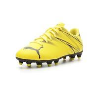 PUMA Attacanto Terrain ferme pour enfant, Jaune Blaze-Puma Noir, 9 Toddler