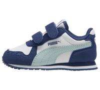 PUMA Baby Cabana Racer SL 20 V INF Baskets Unisexe Blanc/Bijou Bleu Eau fraiche Pointure 42, Puma Bijou Bleu d'eau Douce Blanche, 9 UK