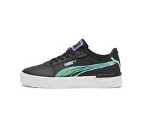 PUMA Baby Girl Carina 2.0 Deep Dive Jr Baskets, Puma Schwarz Ultraviolett Türkis Surf, 39 EU