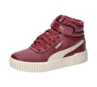 PUMA Baby Girl Carina 2.0 Mid Wtr Ps Baskets, Dark Jasper Alpine Snow Puma Silver, 32 EU