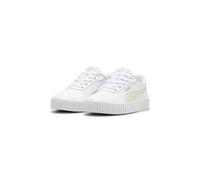 PUMA Baby Girl Carina 2.0 Ps Baskets, Puma White Green Illusion Pure Green, 29 EU