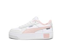 PUMA Baby Girl Carina Street Jr Baskets, Puma White Rose Dust Feather Grey, 37.5 EU