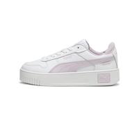 PUMA Baby Girl Carina Street Jr Baskets, Puma White Rose Dust Feather Grey, 37 EU