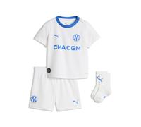 PUMA Babykit 26/27 Olympique de Marseille Bébé, Vêtements, Blanc, 2-4M 2-4M