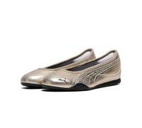 PUMA Ballerines métalliques Catch Whisper Femme 37, Gold Black