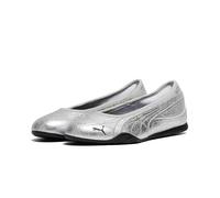 PUMA Ballerines métalliques Catch Whisper Femme 38, Silver Black Metallic