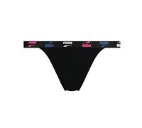 PUMA Bas de Bikini String pour Femme, Noir Combo, XS