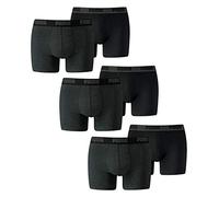 Puma Basic Boxer 2P Color: Dark Grey Melange/Black - Talla: XXL