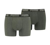 PUMA Basic Boxers sous-vêtement, Vert Melange, XXL (Lot de 2) Homme
