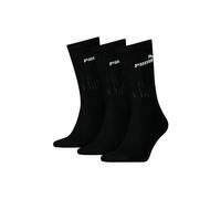 Puma - Basic Crew - Chaussettes (lot de 3) - Mixte Adulte - Noir - 35-38 EU